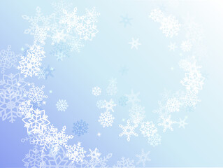 雪の結晶の背景イラスト