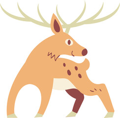 Deer Illustration.