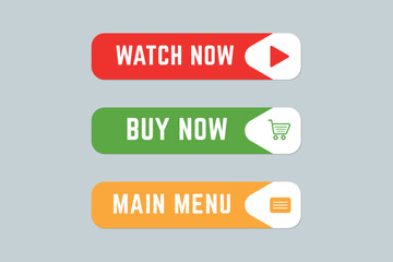 Watch now, BUY now and Main menu Web button set.