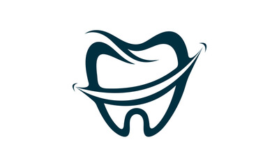 tooth dental logo