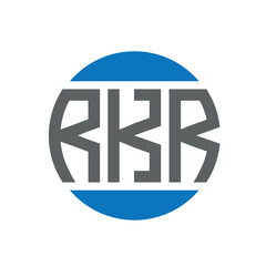 RKR letter logo design on white background. RKR creative initials circle logo concept. RKR letter design.