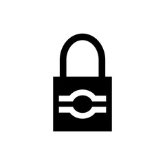 padlock ,icon,symbol,vector,template, flat,black