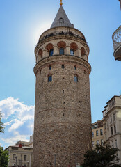 Fototapeta na wymiar Galata Tower in Istanbul. High quality photo
