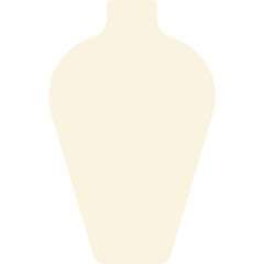 boho vase flat illustration