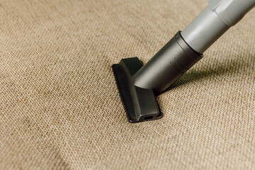 vacuum cleaner on floor