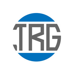 TRG letter logo design on white background. TRG creative initials circle logo concept. TRG letter design.