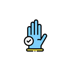 rubber gloves icon