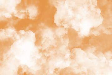 Sky and White Cloud Background
