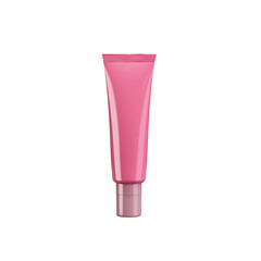 Glossy Cosmetic tube icon 3d render illustration