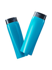 Glossy Cosmetic bottle icon 3d cutout