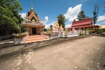 Obraz premium the Charoen Thammachai temple in Tao Hai, Phen District, Udon Thani, Thailand. 