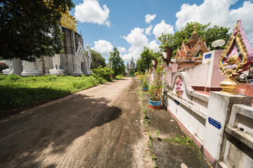 Obraz premium the Charoen Thammachai temple in Tao Hai, Phen District, Udon Thani, Thailand. 