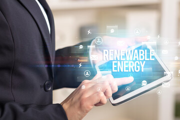 Close-up of a tablet searching modern technology concept