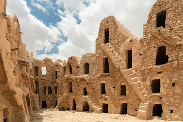 Ksar Mourabitine - Region of Tataouine - Southern Tunisia