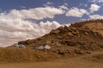 View of the Tataouine region - southern Tunisia