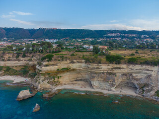 Cliff in the sea, Tropea, Calabria