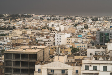 Fototapeta na wymiar Tunis - Various views from the rooftops - Tunisia