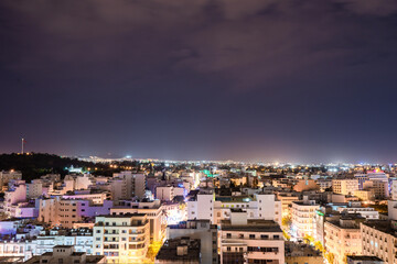 Fototapeta na wymiar Tunis - Various views from the rooftops by bight - Tunisia