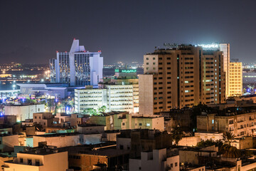 Naklejka premium Tunis - Various views from the rooftops by bight - Tunisia