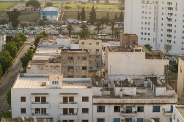 Fototapeta premium Tunis - Various views from the rooftops - Tunisia