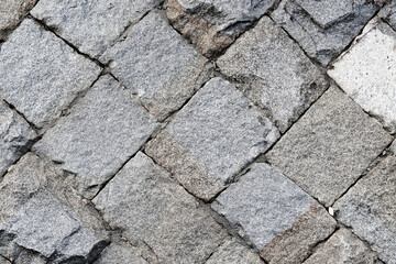 明るいトーンの石垣(テクスチャ)