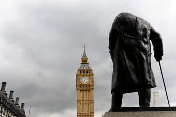 Winston-Churchill-Denkmal, London, Region London, England, Großbritannien, Europa