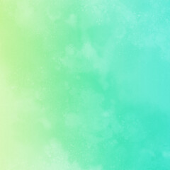 Fototapeta na wymiar Abstract watercolor green and blue gradient background. Two-color gradient. Modern social media post background.