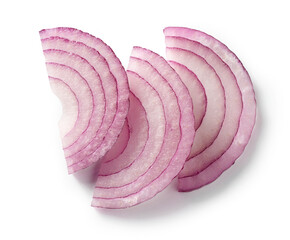 red onion slices