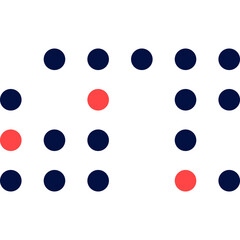 Geometric Dot Illustration (7)