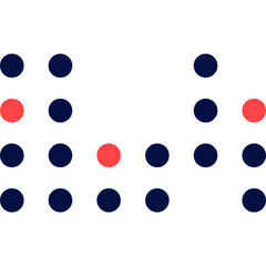 Geometric Dot Illustration (8)