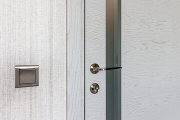 Interior and entrance doors in the new apartment.