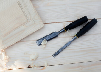 Chisels. Joiner's (carpenter's) tools.