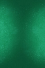 Watercolor texture, green background template. Illuminated gradient. 