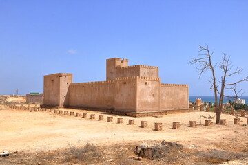 Fototapeta na wymiar Taqah Caste near Salalah, Dhofar, Sultanate of Oman