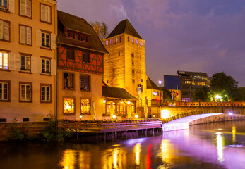 Strasbourg at night