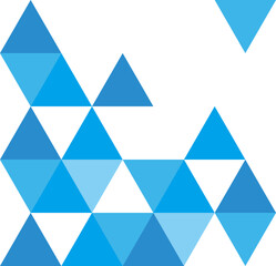 Geometric Triangle Pattern Vector