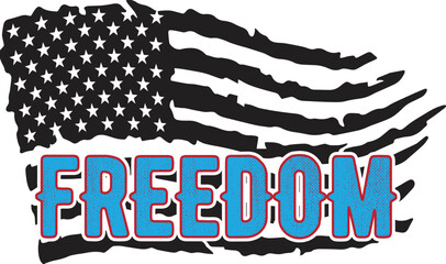 National Freedom Day T Shirt Design, Freedom Day SVG T Shirt Design, Freedom Day T Shirt Design