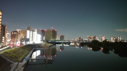 Obraz premium city at night