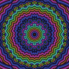 3d effect - abstract polygonal  geometric color gradient  pattern 