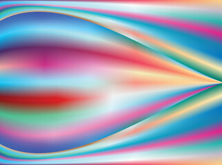 Flyer layout of colorful flexuous entangling waves