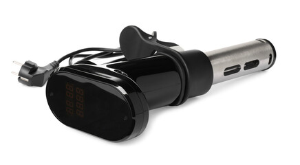 Thermal immersion circulator isolated on white. Sous vide cooker