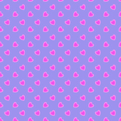 Seamless  heart pattern, Love concept. Design for wrapping paper, fabric  pattern, background, card, coupons, banner, Used to decorate the festival
