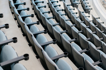 Fototapeta premium rows of seats in stadium