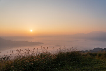 かぶと岩展望台からの雲海