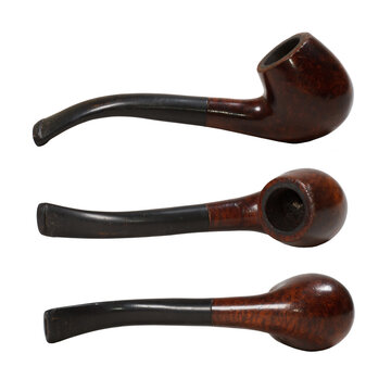 Tobacco Pipes  Isolated On Transparent Background