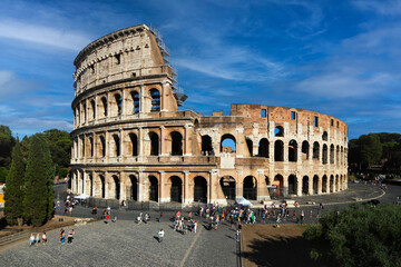 Fototapeta na wymiar Colosseum, Rome 2022