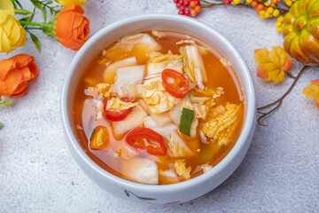 Korean traditional food Water Kimchi