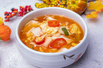 Korean traditional food Water Kimchi