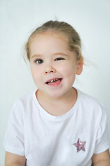 Fototapeta premium portrait of a little child