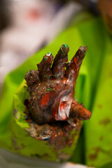 child's hand paint